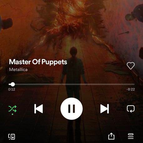 Stranger Things, Master of Puppets - Metallica