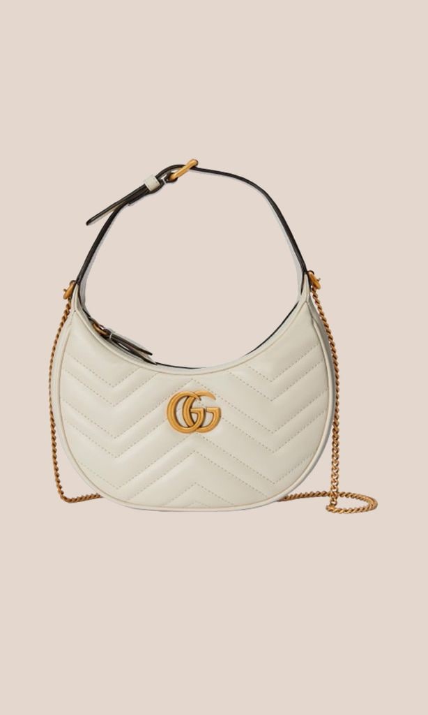 Minibolso de Gucci en piel blanca