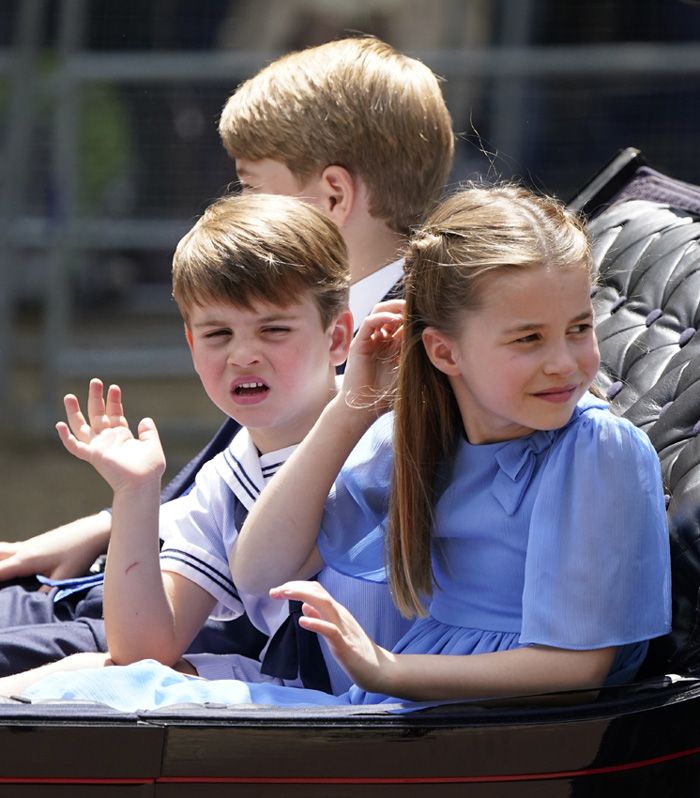 George, Charlotte y Louis de Cambridge