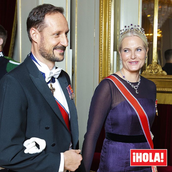 Mette- Marit y Haakon de Noruega