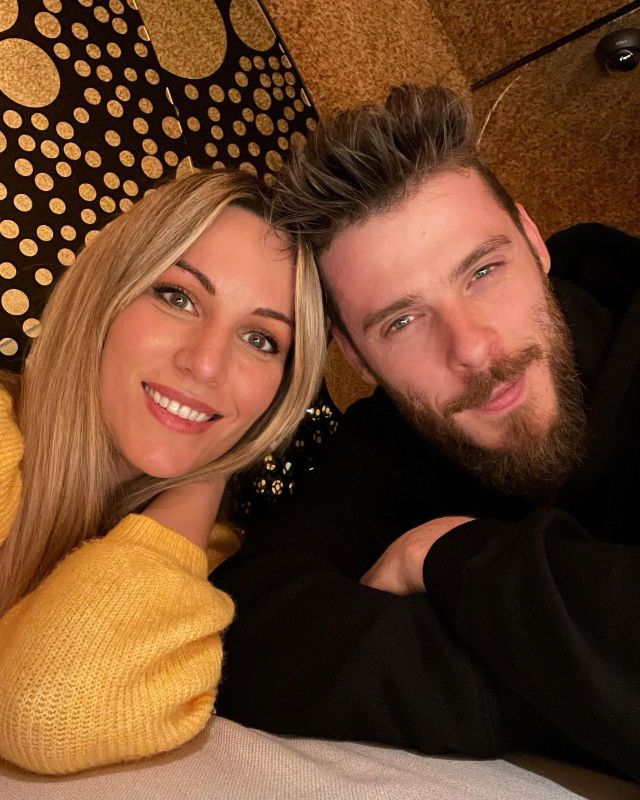 Edurne y De Gea