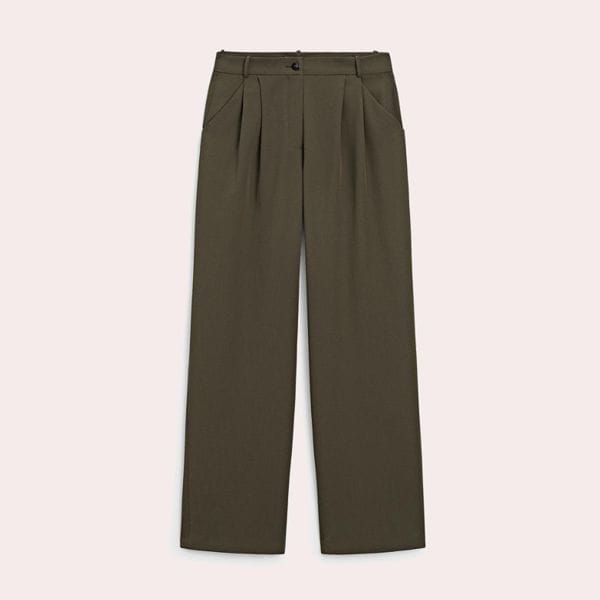 Pantalón straight fit doble pinza