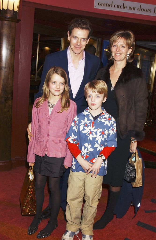 Alexander Ogilvy, as a child with his parents and his sister Flora Ogilvy