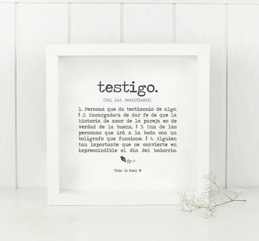 Testigos de boda