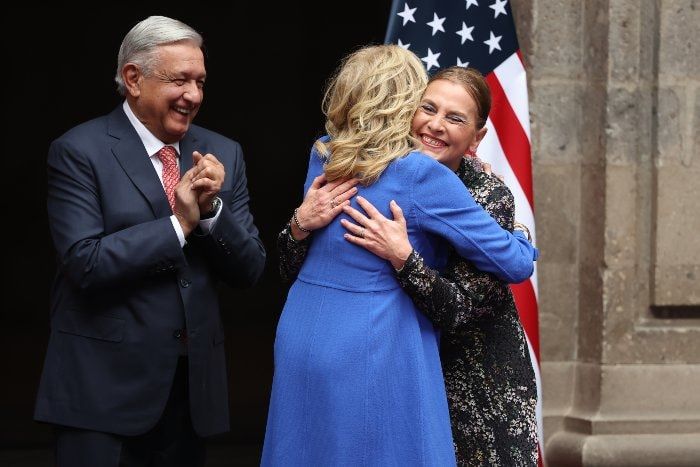 Jill Biden y Beatriz Gutiérrez Müller