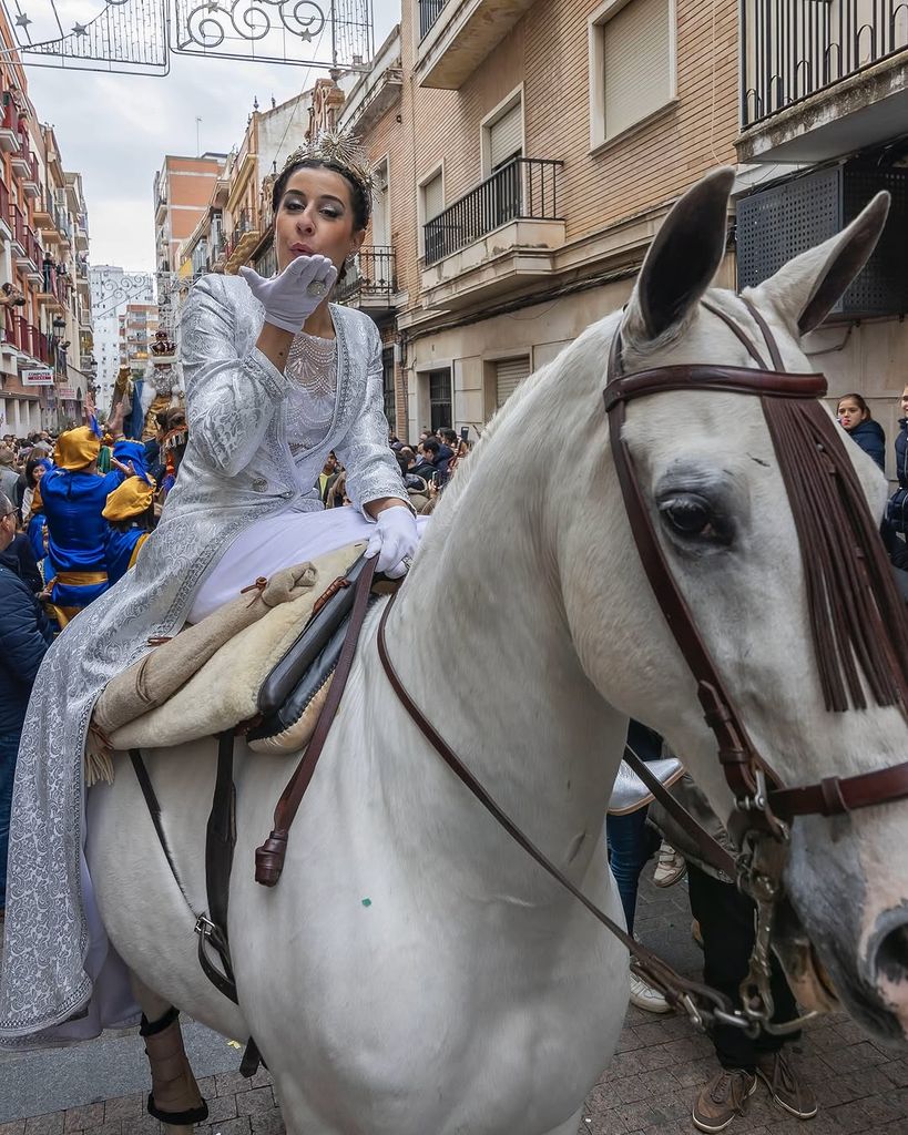 Carolina Marín como Estrella de la Ilusión en la Cabalgata de Huelva de 2025