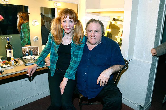 Gerard Depardieu con su hija Julie