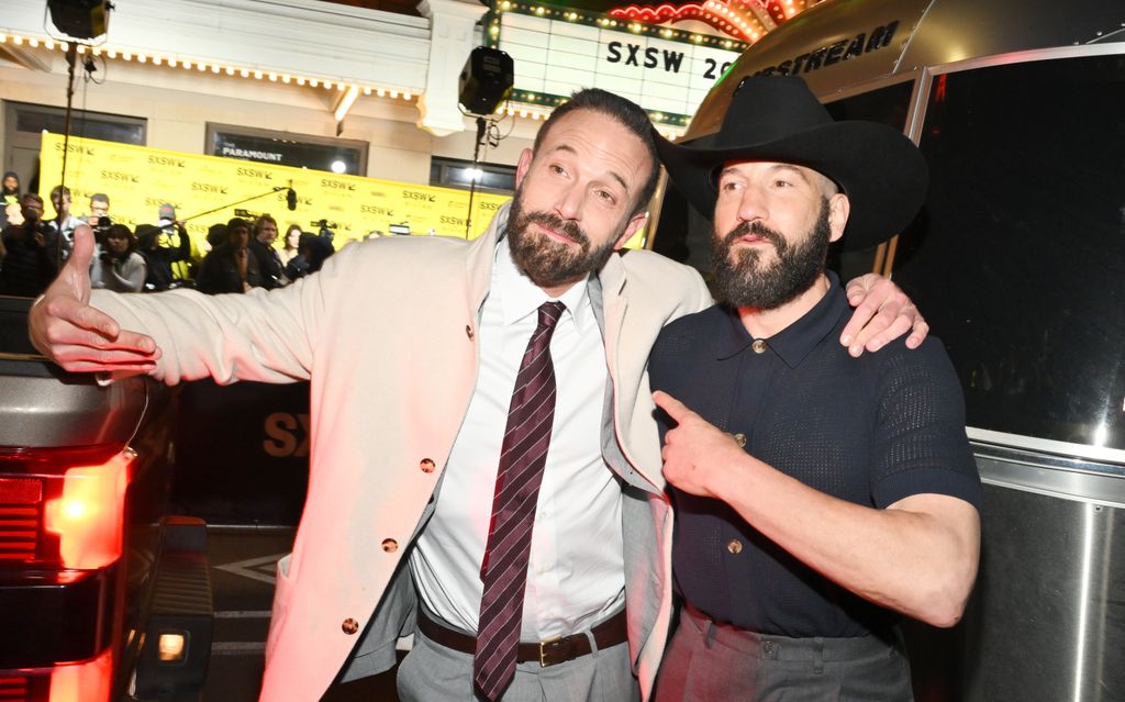 Ben Affleck, Jon Bernthal at the "The Accountant 2" Premiere during the SXSW Conference & Festivals at the Paramount Theatre on March 8, 2025 in Austin, Texas