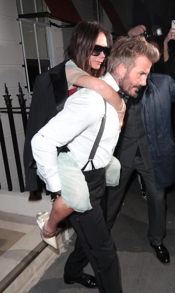 David Beckham and Victoria Beckham