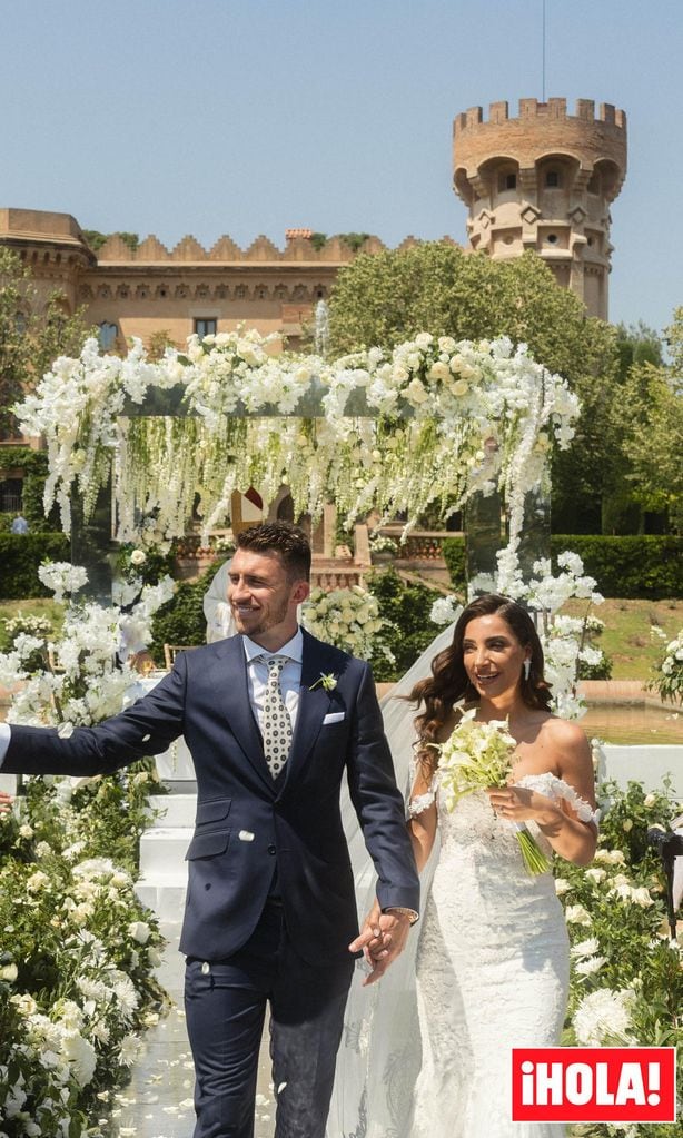 Boda Aymeric Laporte y Sara Botello