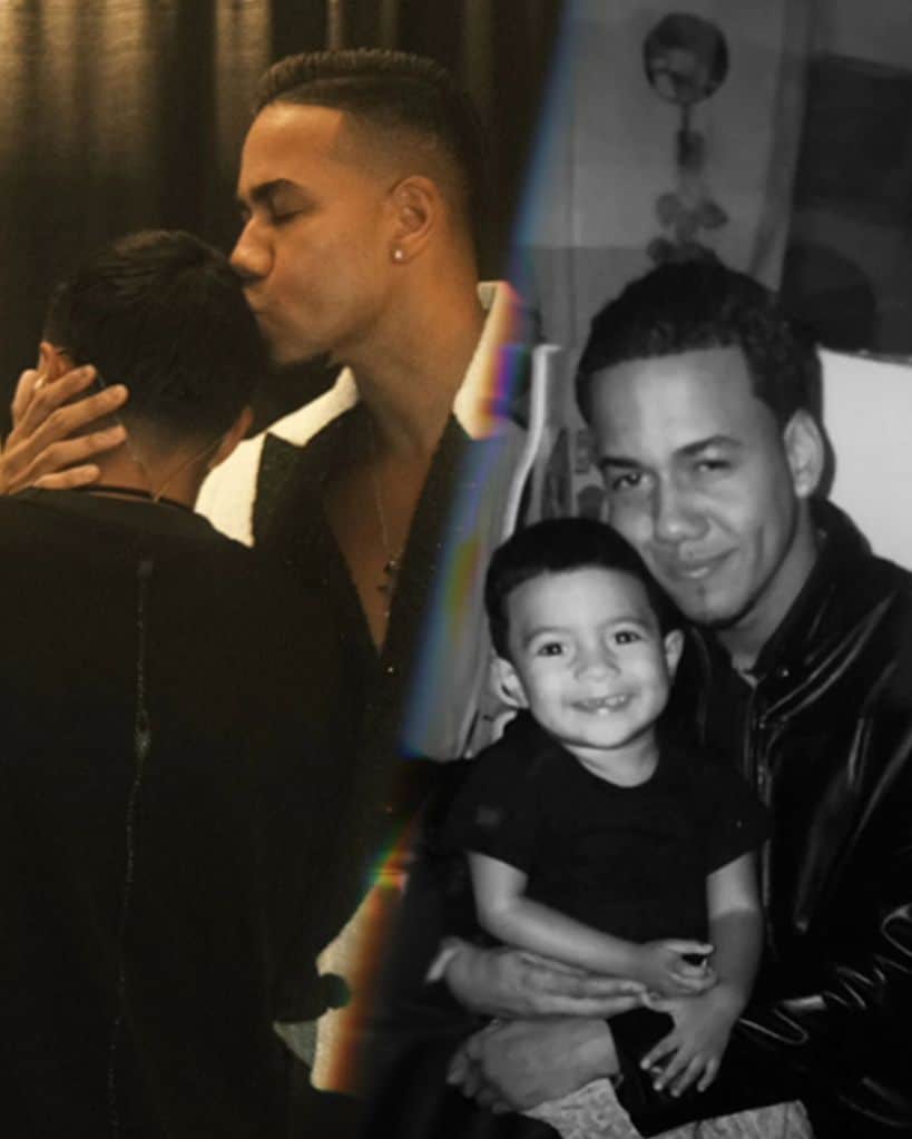 Romeo Santos publicó una foto junto a su primogénito Alex Damián, quien tiene ya 23 años.