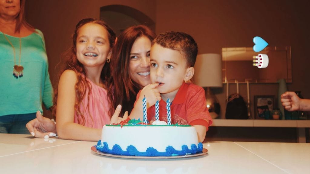 Oriana celebró el cumpleaños de su hermano, Nickolas, con una foto de hace tiempo 