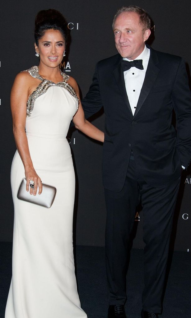 salma hayek pinault and husband francois henri pinault