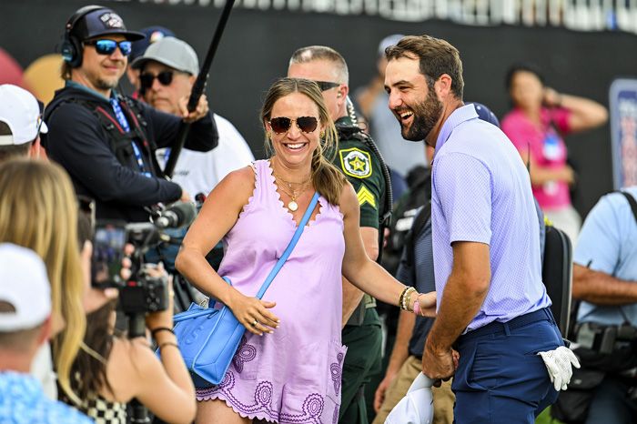 Scottie Scheffler y su esposa Meredith