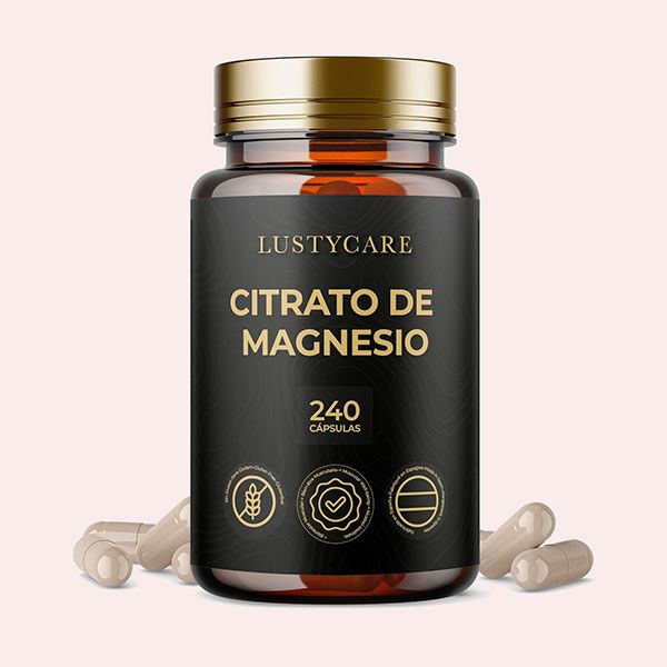 Citrato de Magnesio Puro 400mg Lustycare