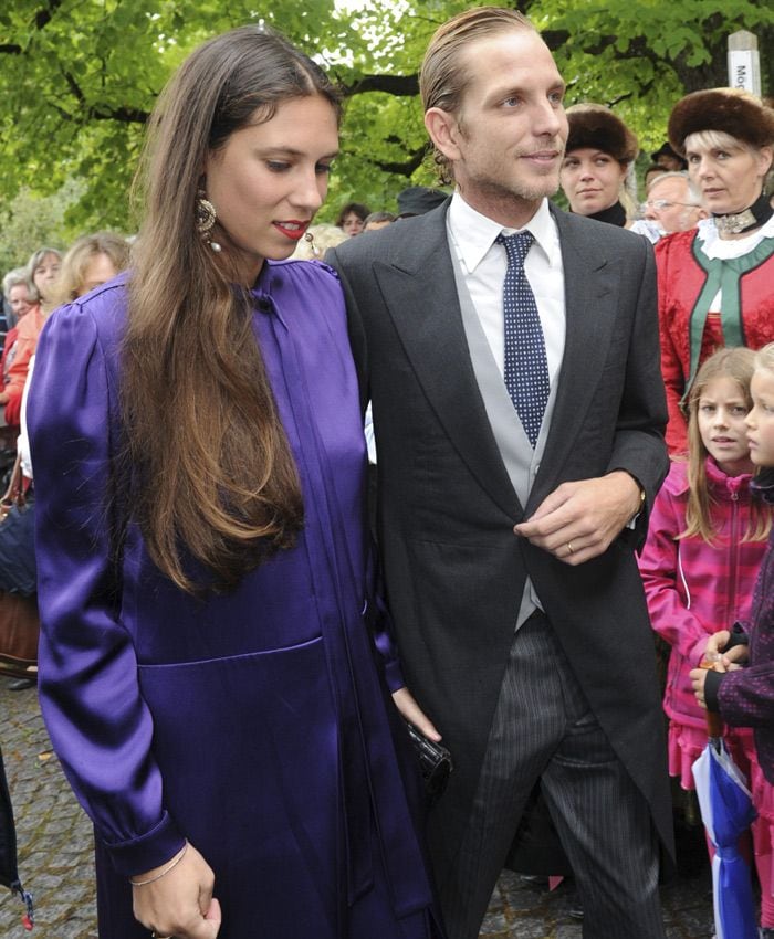 Tatiana Santo Domingo y Andrea Casiraghi