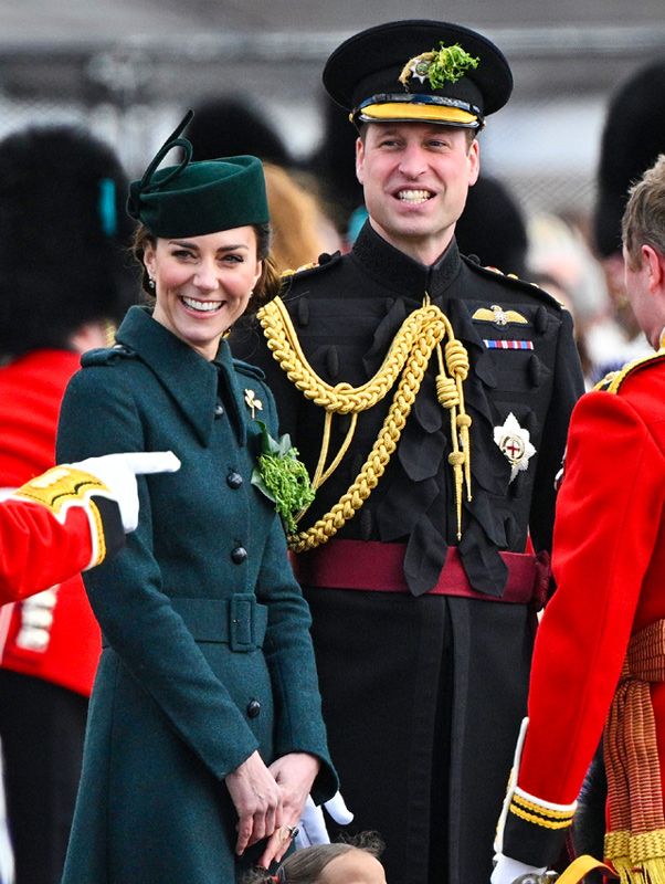 Los duques de Cambridge celebrando San Patricio