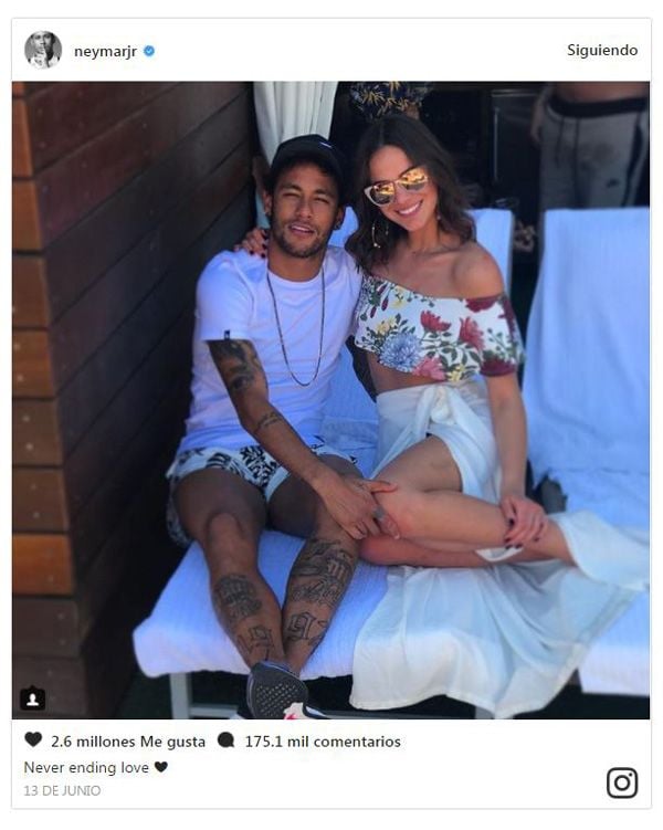 Neymar anuncia que ha roto de nuevo con Bruna Marquezine