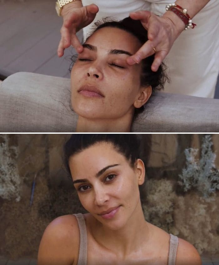 Kim Kardashian sin maquillaje