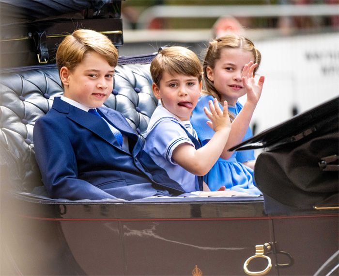 George, Charlotte y Louis