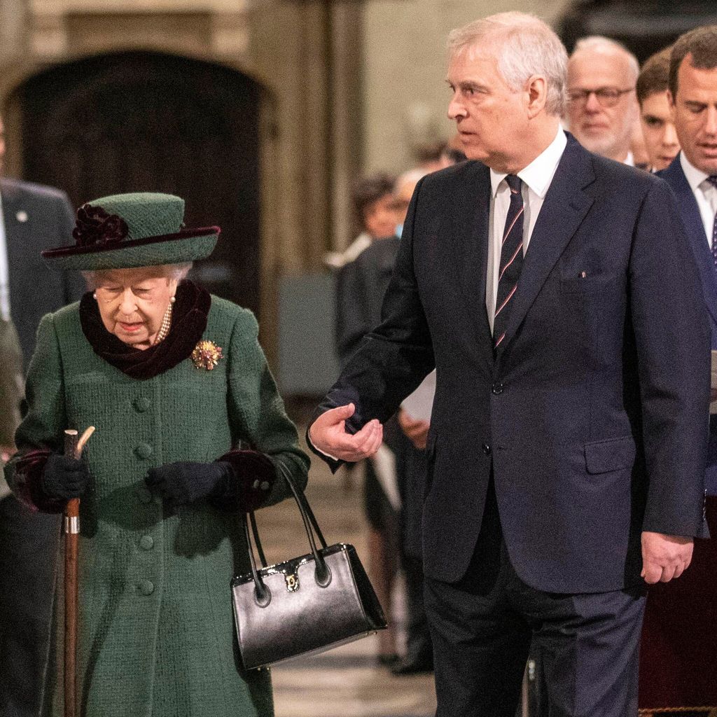 la reina isabel con el pr ncipe andr s