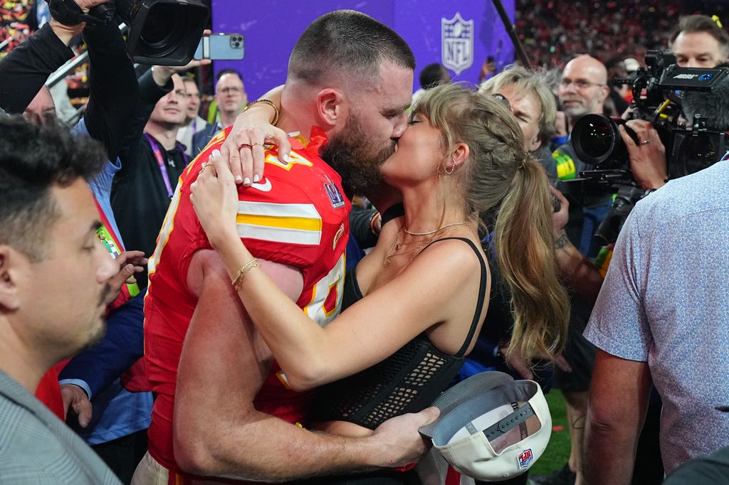 Taylor Swift y Travis Kelce. Final Super Bowl