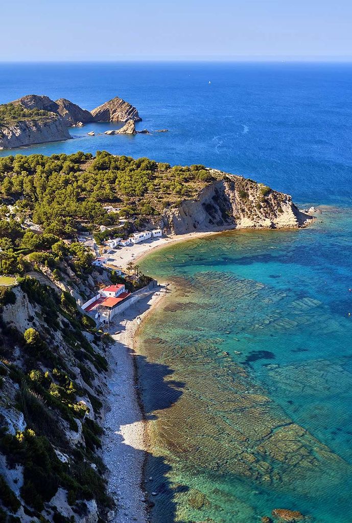 Panorámica desde el mirador de Portixol en Jávea