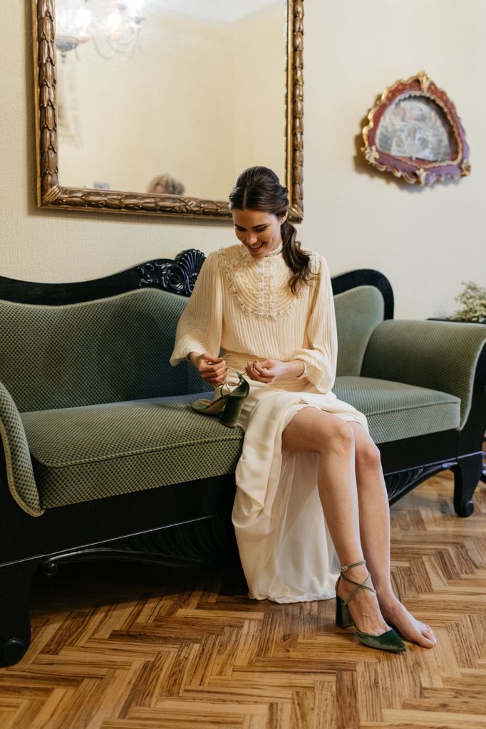 Vestido de novia romántico