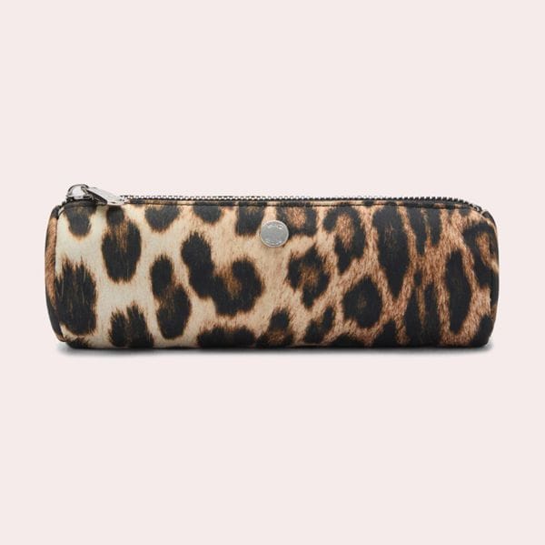 Estuche nylon leopardo