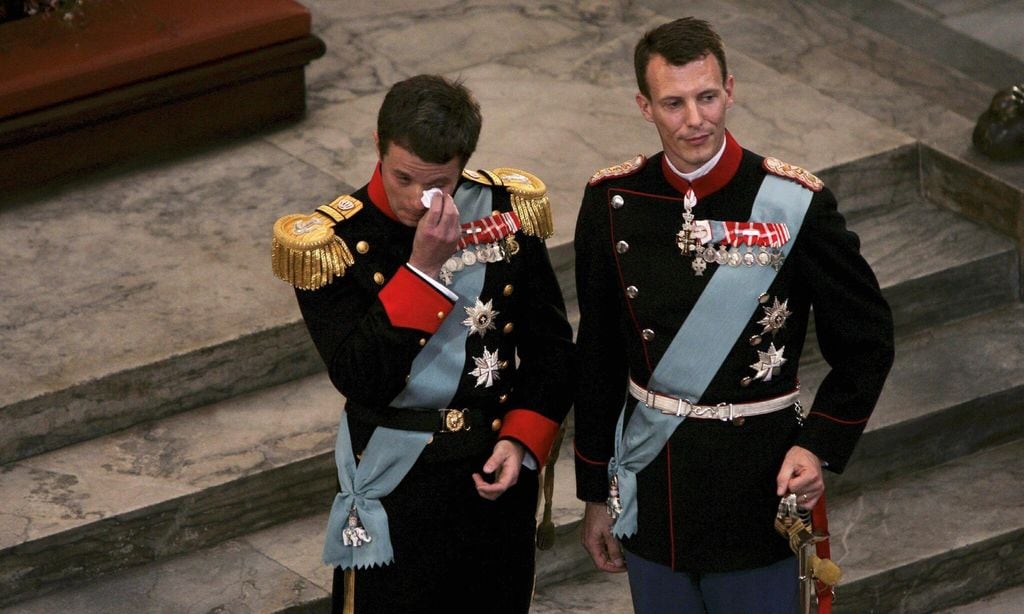 wedding of prince frederik of denmark and mary donaldson arrivals at the cathedral in copenhagen denmark on may 14 2004 