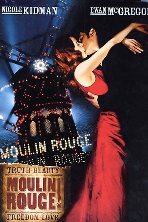 vestido rojo de Moulin Rouge