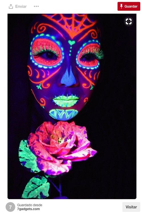 catrina fluorescente