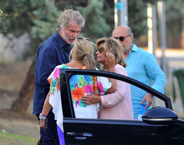 Carmen Borrego con Edmundo Arrocet y María Teresa Campos