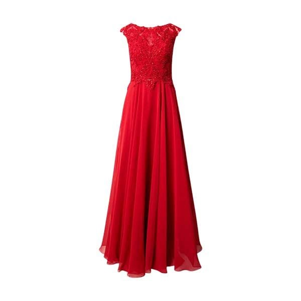vestido rojo princesa
