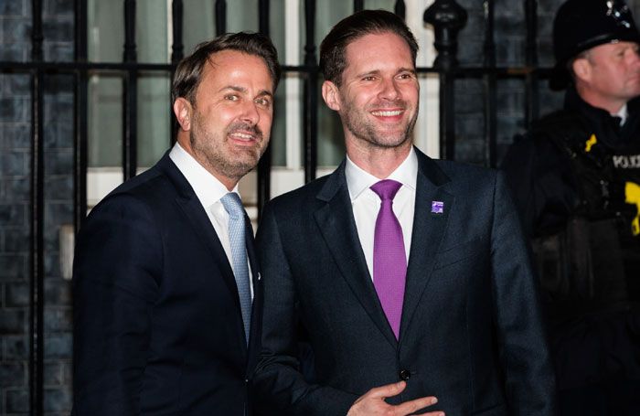 Gauthier Destenay y Xavier Bettel