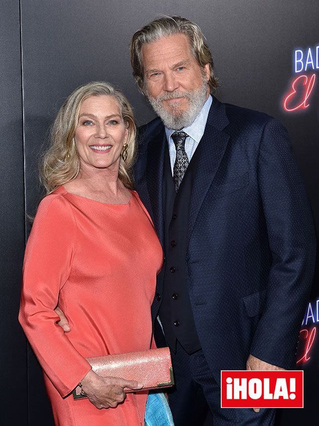 Jeff Bridges con su esposa y una de sus hijas