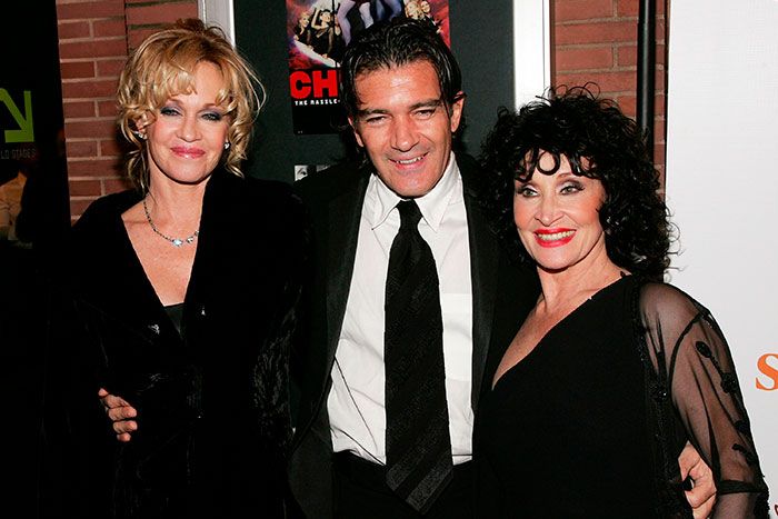 Antonio Banderas, Melanie Griffith y Chita Rivera