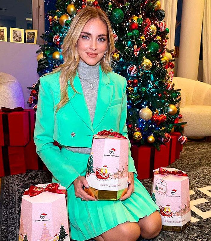 Chiara Ferragni y su pandoro 