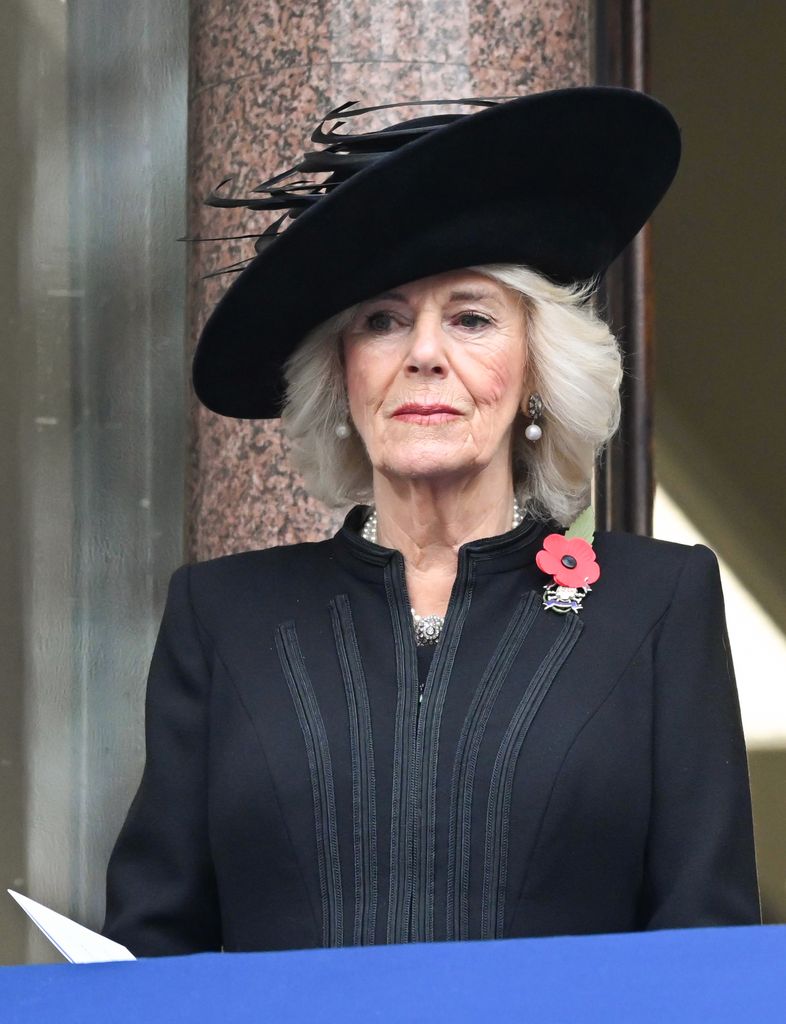 La reina Camilla, en los actos por el Día del Recuerdo de 2023