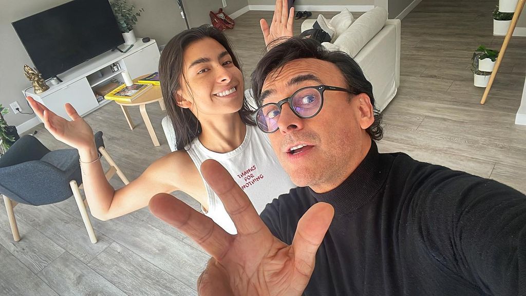 Paola Ramones y su papá, Adal Ramones