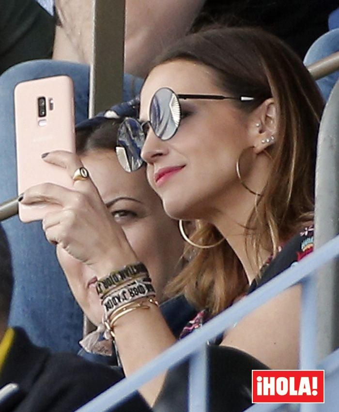 Paula Echevarría en La Rosaleda