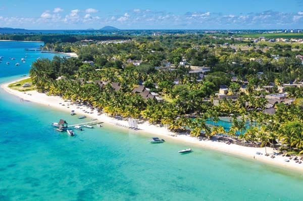 La playa Trou aux Biches, una de las mejores de la isla y con más oferta de actividades 