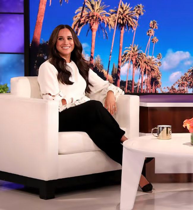 Meghan Markle en en programa de Ellen DeGeneres