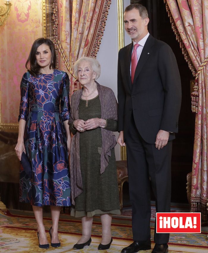 Los Reyes con Ida Vitale, Premio Cervantes