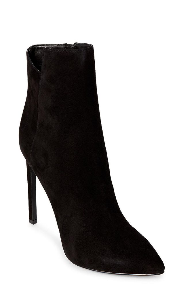 black tomorrow suede ankle booties de century 21