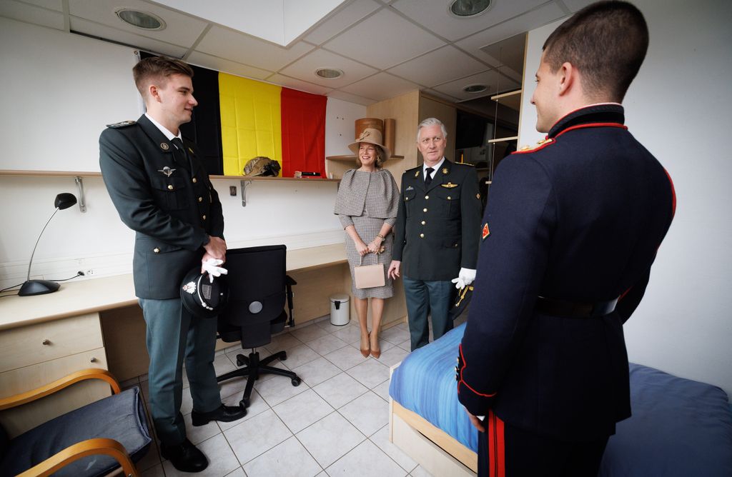 Felipe de Bélgica, Matilde de Bélgica y Gabriel de Bélgica