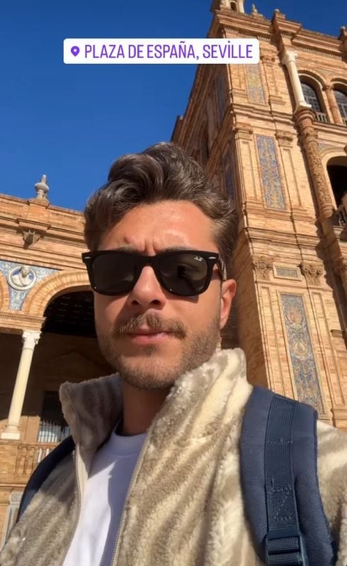 Onur Seyit Yarat ('Hermanos') ha estado en la plaza de España de Sevilla