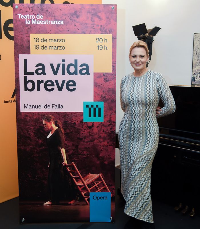 Ainhoa Arteta en la presentación de la ópera 'La vida breve'