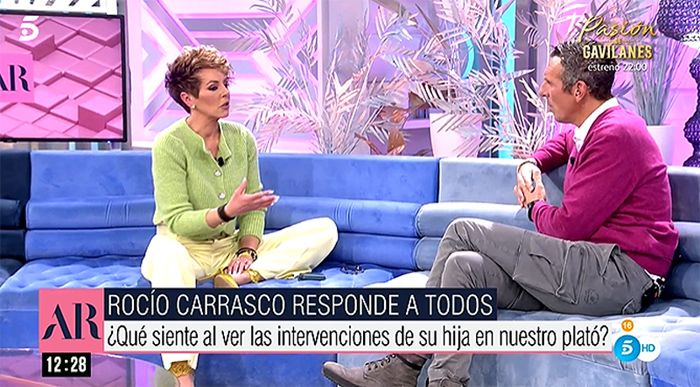 Rocío Carrasco se sienta en el plató de 'El programa de Ana Rosa'