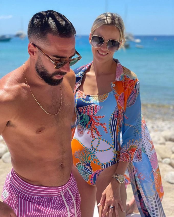 Dani Carvajal y su mujer